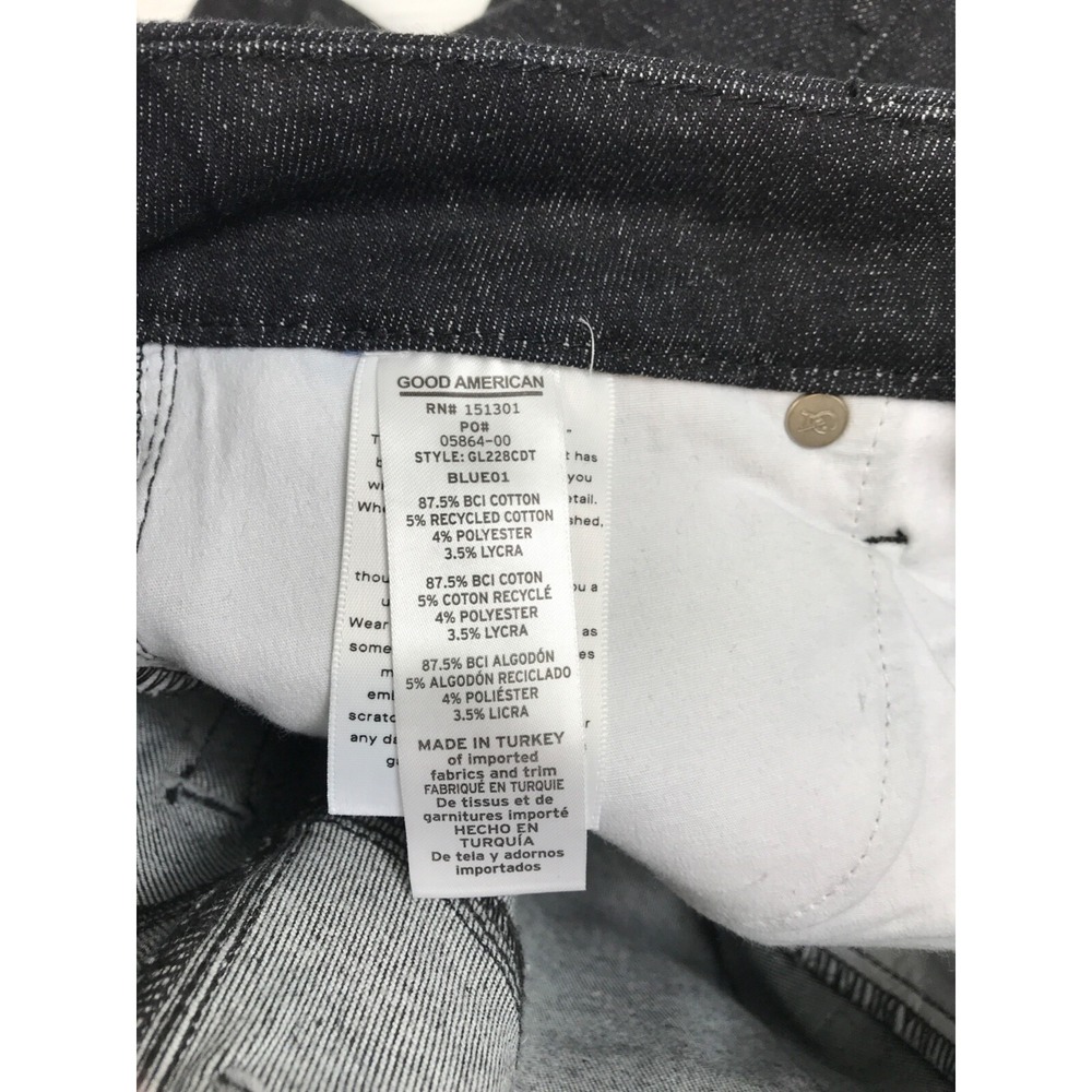 NEW Good American Skinny Jeans Womens 6 Dark Blue Good Legs Stretch GL228CDT - Picture 11 of 13
